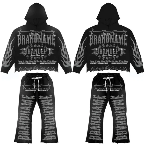 Heavyweight Cropped Sweatsuit | StitchQuote image 03 Heavyweight Cropped Sweatsuit product image 3