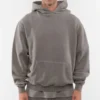 High Quality Heavy Weight Cotton Gsm Hoddie Men logo Heavyweight Oversized Blank image 1