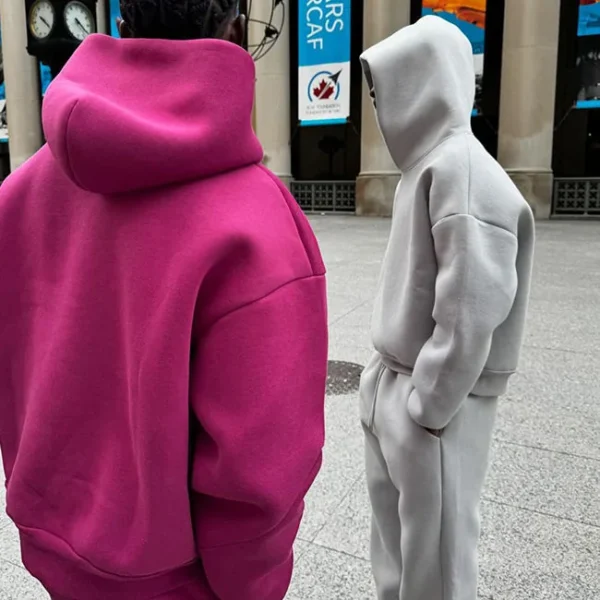 High Quality Wholesale Blank Custom Tracksuit Men Fashion Streetwear Men's 2 Piece High Quality Wholesale Blank Custom Tracksuit Men Fashion Streetwear Men's 2 Piece image 1