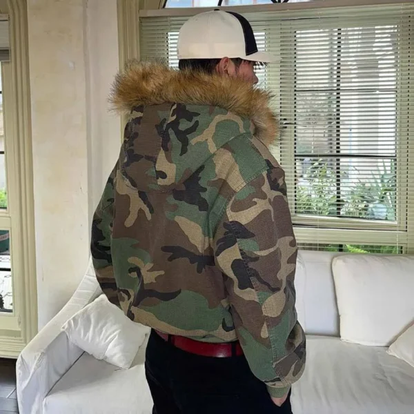 In Stock Ready to Ship Streetwear ODM Blank Vintage Washed Reversible Camo In Stock Ready to Ship Streetwear ODM Blank Vintage Washed Reversible Camo image 3