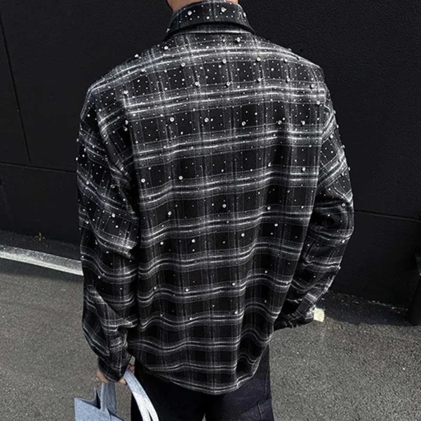 In Stock Ready to Ship Streetwear Wholesale ODM Vintage Oversized Plaid Heavy-Duty In Stock Ready to Ship Streetwear Wholesale ODM Vintage Oversized Plaid Heavy-Duty image 3