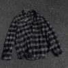In Stock Ready to Ship Streetwear Wholesale ODM Vintage Oversized Plaid Heavy-Duty In Stock Ready to Ship Streetwear Wholesale ODM Vintage Oversized Plaid Heavy-Duty image 6