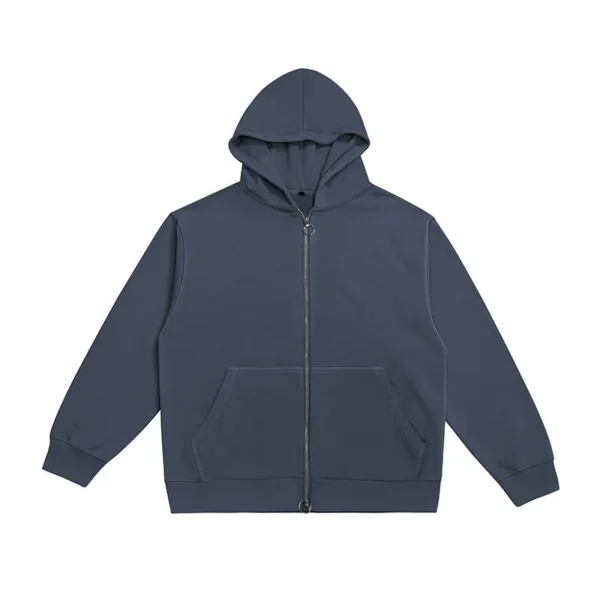 In Stock Streetwear Wholesale ODM Blank 320gsm Pigment Dyed Vintage Washed Retro image 5