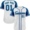 Customized Sports Event Clothing Baseball Jersey Shirt Breathable Quick Dry Button Fly Customized Sports Event Clothing Baseball Jersey Shirt Breathable Quick Dry Button Fly image 3