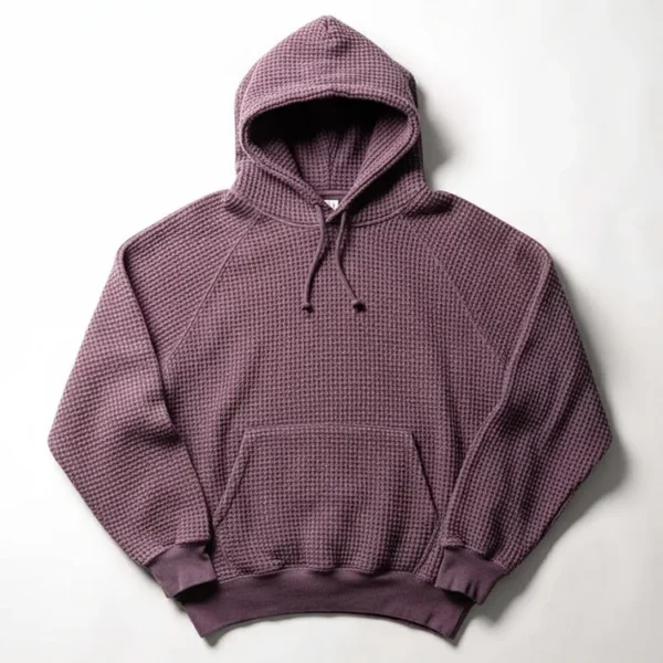 Waffle Knit Hoodie | StitchQuote image 04 Waffle Knit Hoodie product image 4