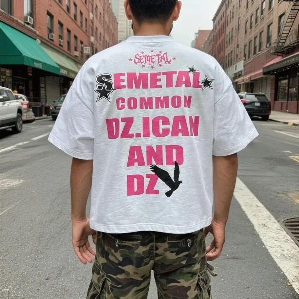 Custom Logo Heavyweight Boxy T-Shirt image 02 | StitchQuote Custom Logo Heavyweight Boxy T-Shirt product image for private label streetwear manufacturing, view 2