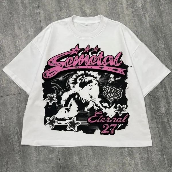 Custom Logo Heavyweight Boxy T-Shirt image 03 | StitchQuote Custom Logo Heavyweight Boxy T-Shirt product image for private label streetwear manufacturing, view 3