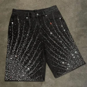 Loose Denim Shorts image 01 | StitchQuote Loose Denim Shorts product image for private label denim manufacturing