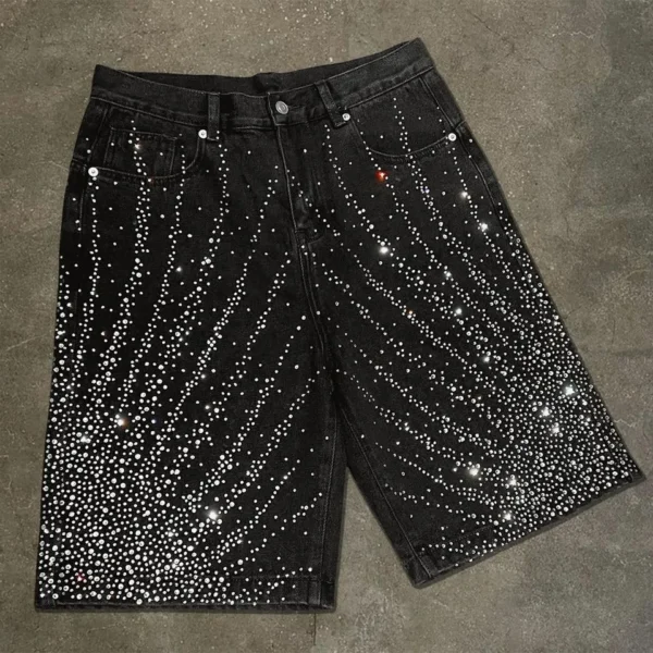 Loose Denim Shorts image 01 | StitchQuote Loose Denim Shorts product image for private label denim manufacturing