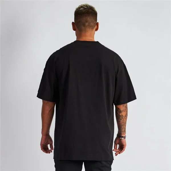 Manufacturer 100%cotton T-shirts Heavyweight t Shirt 240 Gsm Oversized Cotton Unisex Mens Manufacturer 100%cotton T-shirts Heavyweight t Shirt 240 Gsm Oversized Cotton Unisex Mens image 3