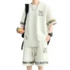Casual T-Shirt Short Set product image for private label apparel manufacturing