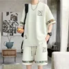 Casual T-Shirt Short Set product image for private label apparel manufacturing, view 2