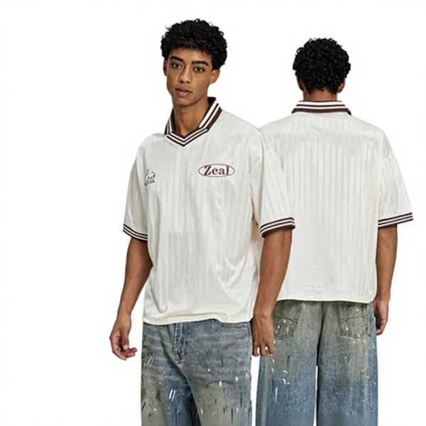 Men's High Quality Custom Team for T-Shirts Breathable 100% Polyester Jersey Short Men's High Quality Custom Team for T-Shirts Breathable 100% Polyester Jersey Short image 2