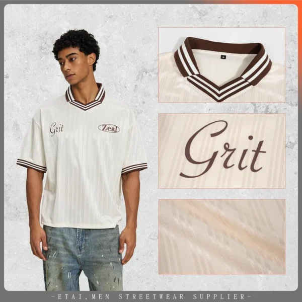 Men's High Quality Custom Team for T-Shirts Breathable 100% Polyester Jersey Short Men's High Quality Custom Team for T-Shirts Breathable 100% Polyester Jersey Short image 3