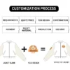Leather Varsity Jacket product image for private label streetwear manufacturing, view 6