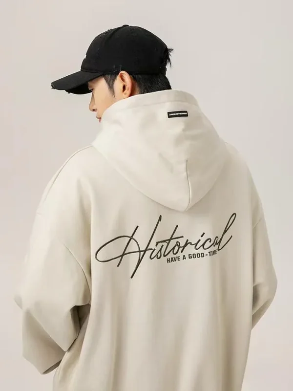 Vintage Embroidered Pullover Hoodie | StitchQuote image 02 Vintage Embroidered Pullover Hoodie product image 2