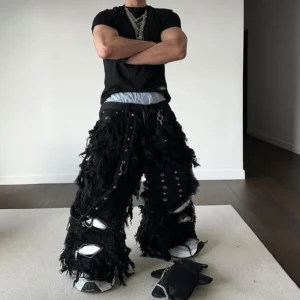 Ripped Cargo Jeans product image 1