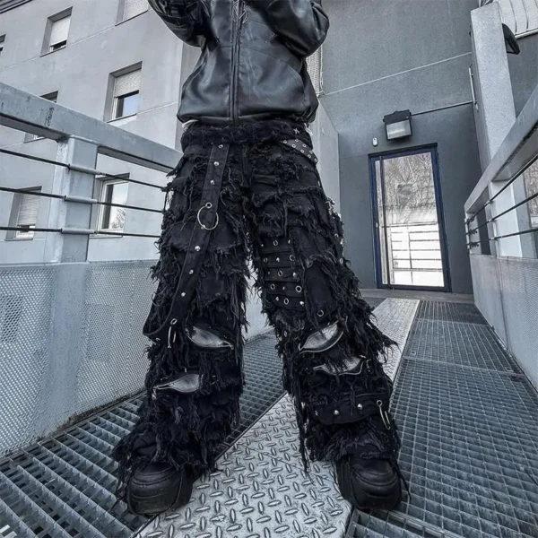 Ripped Cargo Jeans product image 4