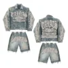 Patchwork Jean Jacket Set product image 1