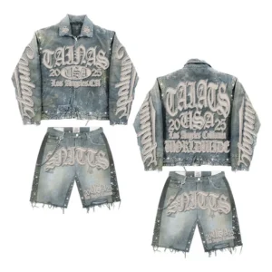 Patchwork Jean Jacket Set product image 1