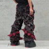 Designer Men's Jeans High Quality Vintage Handlebar Effect Tailored Wide Leg image 2