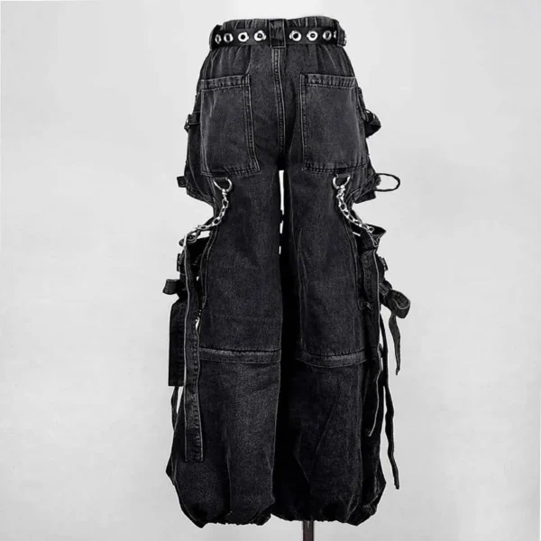 Black Cargo Jeans | StitchQuote image 02 Black Cargo Jeans product image 2