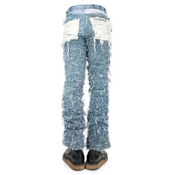 MZN New Arrival OEM Factory Custom High Quality Regular Fashion Distressed High image 3