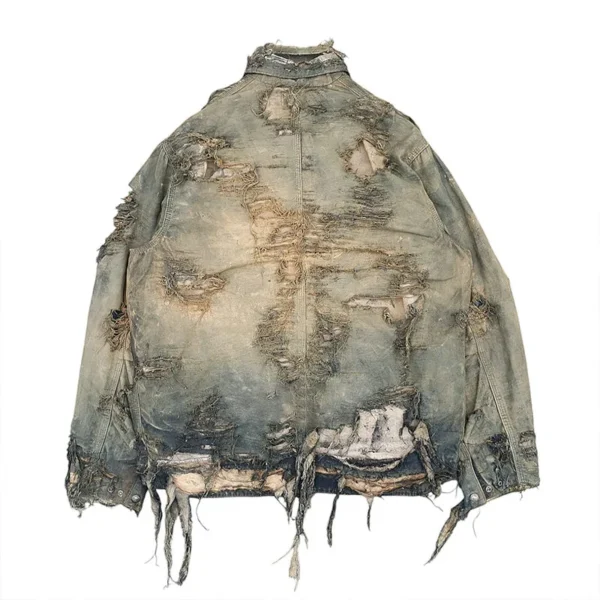 Destroyed Washed Denim Jacket product image 2