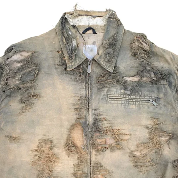 Destroyed Washed Denim Jacket product image 3