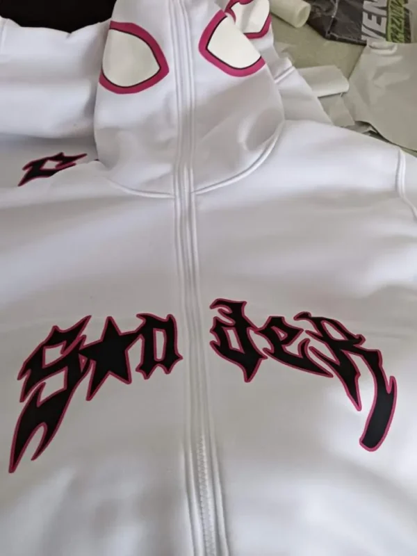 Cropped Zip Hoodie product image for private label streetwear manufacturing, view 2