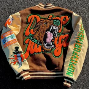 College Varsity Jacket product image for private label streetwear manufacturing