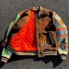 College Varsity Jacket product image for private label streetwear manufacturing, view 3