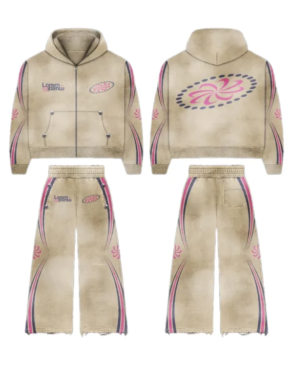French Terry Zip Up Sweatsuit | StitchQuote image 01 French Terry Zip Up Sweatsuit product image 1