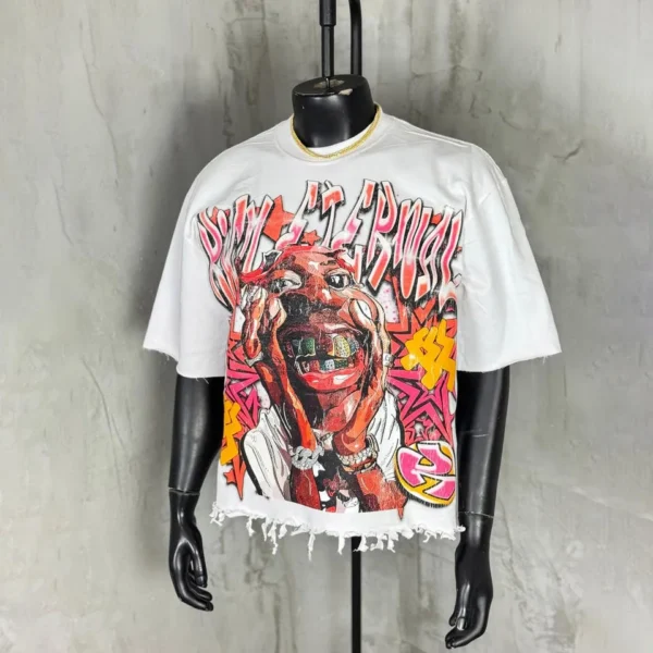 Custom Streetwear Graphic Oversized T-shirt Custom Vintage Cotton Acid Wash Boxy Graphics Custom Streetwear Graphic Oversized T-shirt Custom Vintage Cotton Acid Wash Boxy Graphics image 4