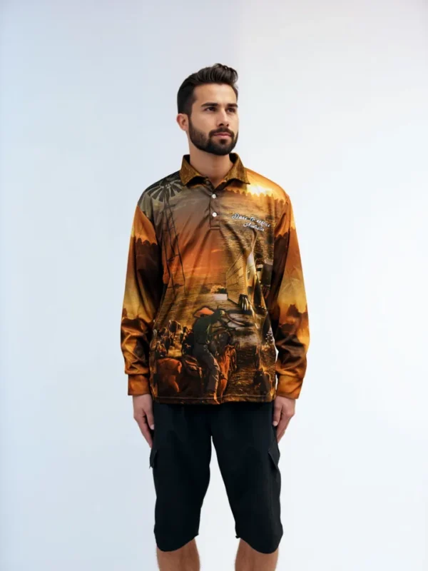 Custom Performance Uv protection Quick Dry Uv Upf Bamboo Sublimation Wholesale Long Custom Performance Uv protection Quick Dry Uv Upf Bamboo Sublimation Wholesale Long image 3