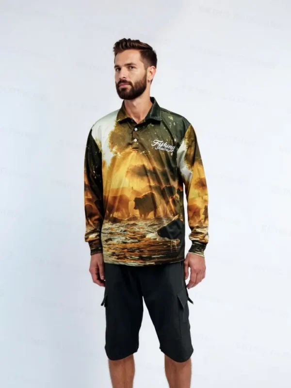 Custom Performance Uv protection Quick Dry Uv Upf Bamboo Sublimation Wholesale Long Custom Performance Uv protection Quick Dry Uv Upf Bamboo Sublimation Wholesale Long image 5