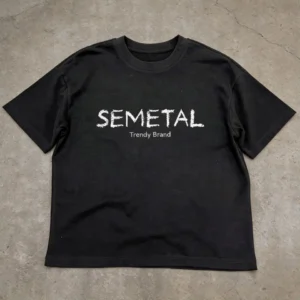 Heavyweight Drop Shoulder Cotton T-Shirt sample for premium basics and casualwear manufacturing