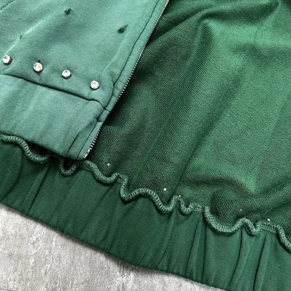 Cropped Graphic Hoodie image 04 | StitchQuote Cropped Graphic Hoodie product image for private label streetwear manufacturing, view 4