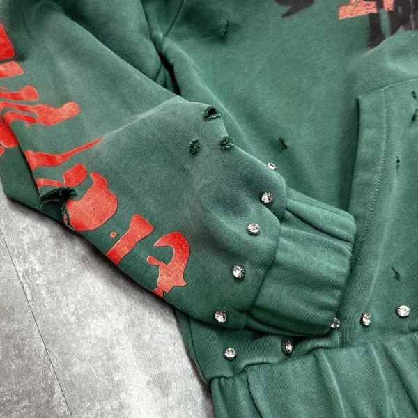 Cropped Graphic Hoodie image 05 | StitchQuote Cropped Graphic Hoodie product image for private label streetwear manufacturing, view 5