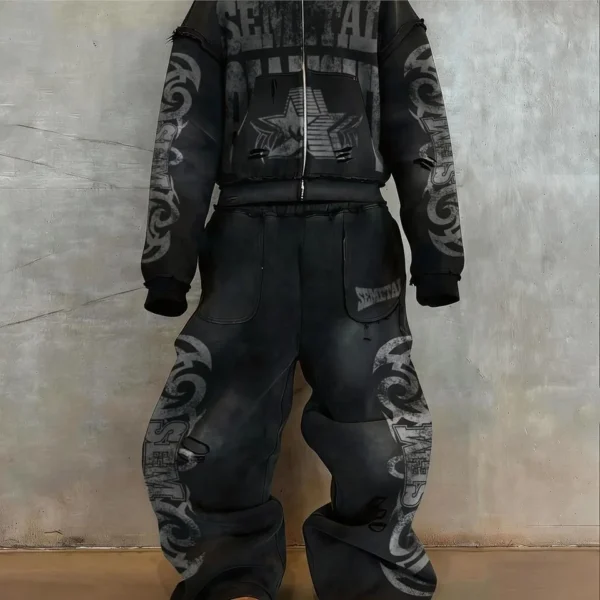 Acid Wash Sweatsuit | StitchQuote image 02 Acid Wash Sweatsuit product image 2