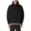 Ready to Ship Black Thick Heavyweight 500gsm 450gsm Hoodies Men Custom logo Ready to Ship Black Thick Heavyweight 500gsm 450gsm Hoodies Men Custom logo image 1