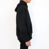 Ready to Ship Black Thick Heavyweight 500gsm 450gsm Hoodies Men Custom logo Ready to Ship Black Thick Heavyweight 500gsm 450gsm Hoodies Men Custom logo image 3