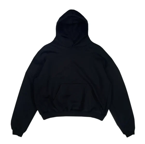 Ready to Ship Black Thick Heavyweight 500gsm 450gsm Hoodies Men Custom logo Ready to Ship Black Thick Heavyweight 500gsm 450gsm Hoodies Men Custom logo image 5