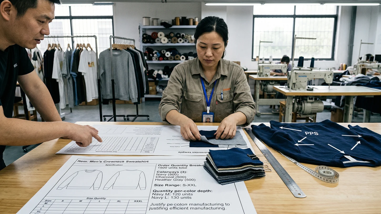 Start with what makes order Multiple Colors in One MOQ workable in practice in a real apparel production context for the StitchQuote guide Can You Order Multiple Colors in One MOQ