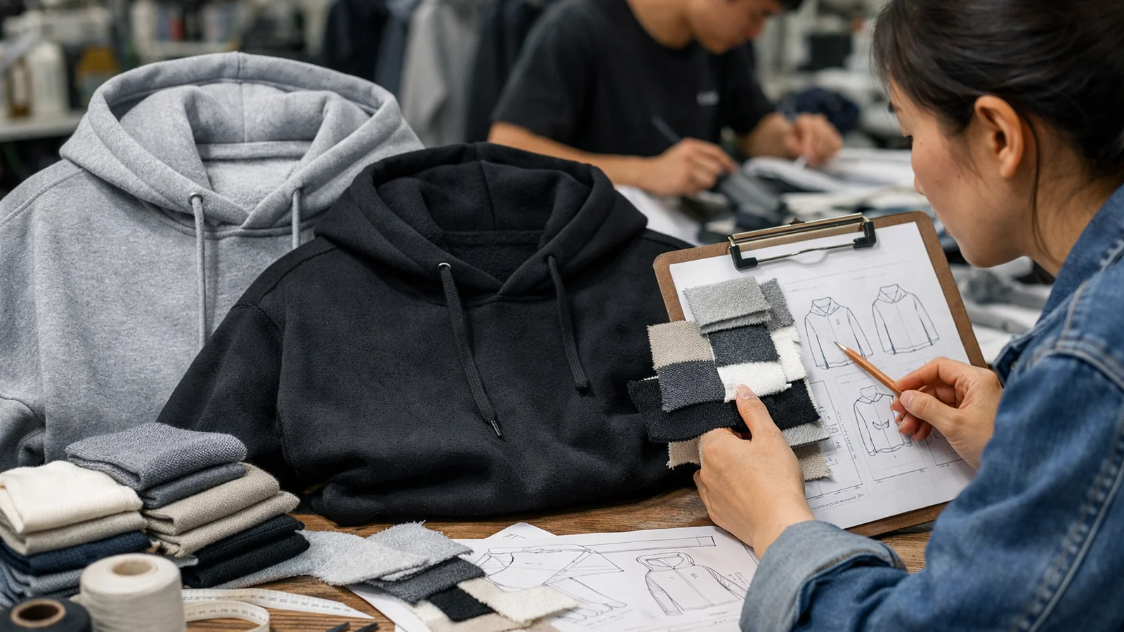 Define the product brief before you compare Drop Shoulder and Regular Shoulder Hoodies in a real apparel production context for the StitchQuote guide Drop Shoulder vs Regular Shoulder Hoodies