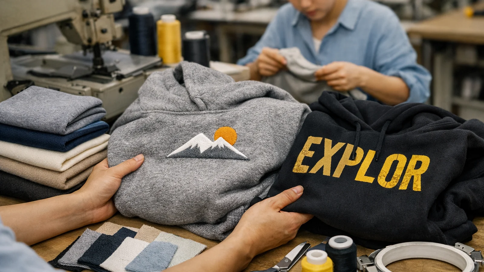 Define the product brief before you compare Embroidery and Screen Print for Premium Hoodies in a real apparel production context for the StitchQuote guide Embroidery vs Screen Print for Premium Hoodies
