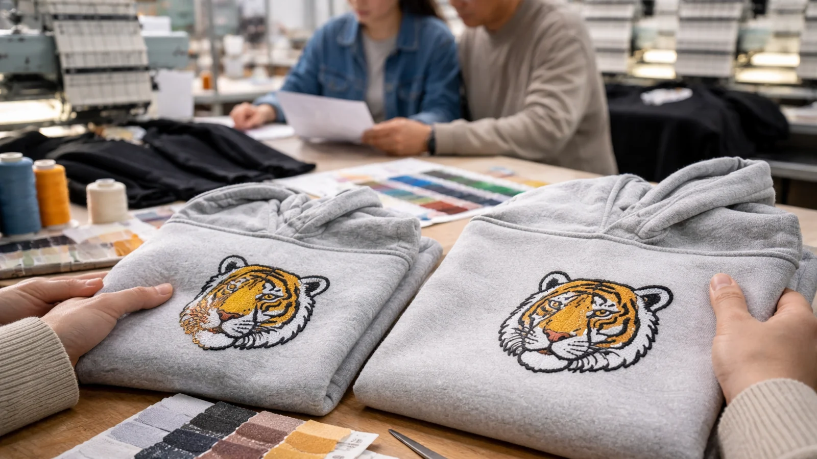 The trade-off brands most often misread in a real apparel production context for the StitchQuote guide Embroidery vs Screen Print for Premium Hoodies