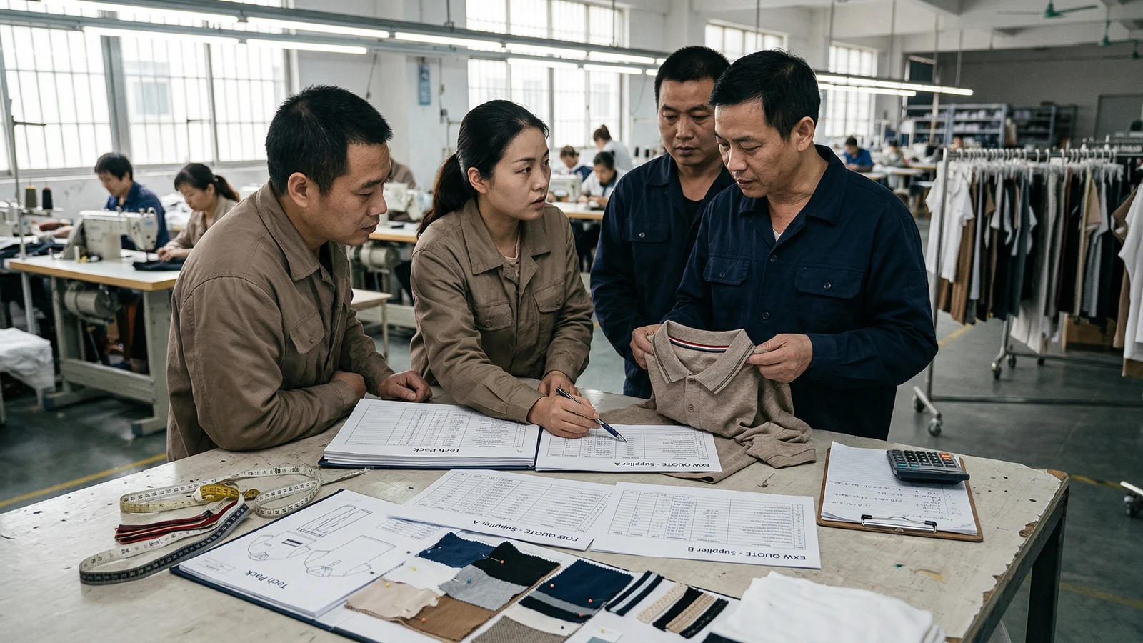 The trade-off brands most often misread in a real apparel production context for the StitchQuote guide FOB vs EXW in Apparel Manufacturing