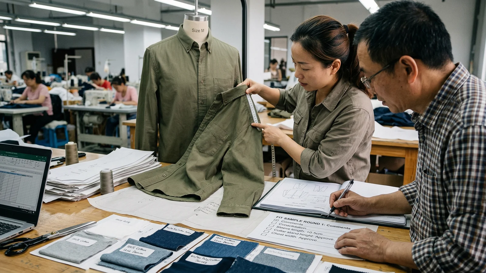 What good planning looks like when approving a fit sample without endless revisions in a real apparel production context for the StitchQuote guide How to Approve a Fit Sample Without Endless Revisions