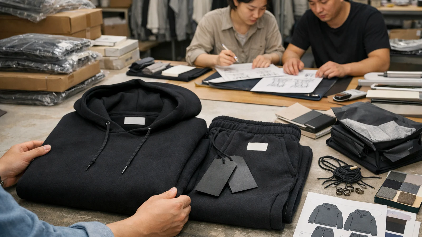 What good planning looks like when designing matching sets for streetwear in a real apparel production context for the StitchQuote guide How to Design Matching Sets for Streetwear
